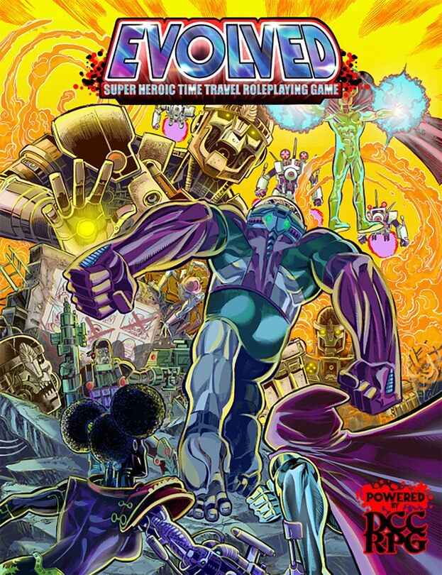 Couverture_Evolved - Super Heroic Time Travel Roleplaying Game