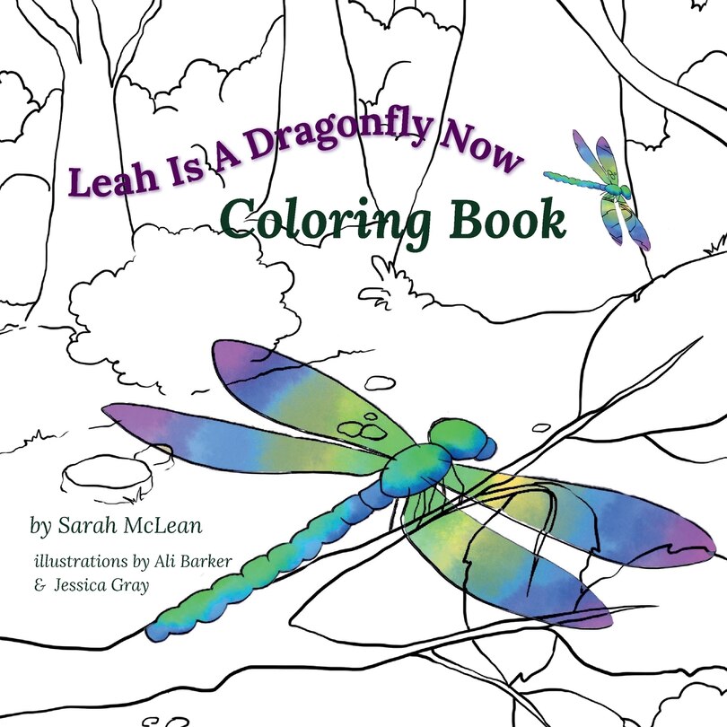 Couverture_Leah Is A Dragonfly Now Coloring Book
