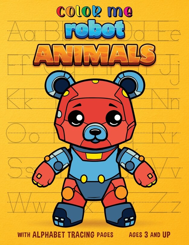 Front cover_Color Me Robot Animals