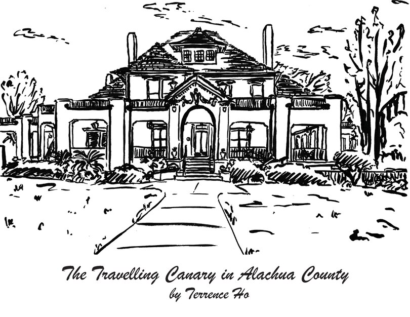Front cover_The Travelling Canary in Alachua County