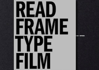 Front cover_Read Frame Type Film: Or, Written on the Screen