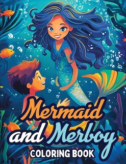 Couverture_Mermaid and Merboy Coloring Book
