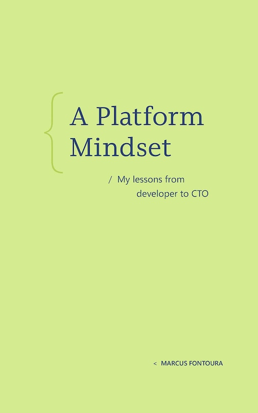 Front cover_A Platform Mindset