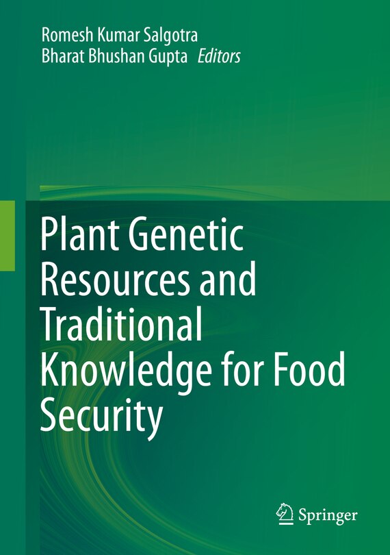 Couverture_Plant Genetic Resources And Traditional Knowledge For Food Security