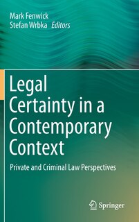 Front cover_Legal Certainty in a Contemporary Context