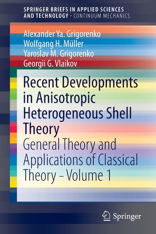 Front cover_Recent Developments in Anisotropic Heterogeneous Shell Theory