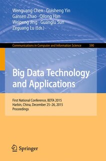 Couverture_Big Data Technology and Applications