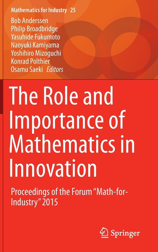 Couverture_The Role and Importance of Mathematics in Innovation