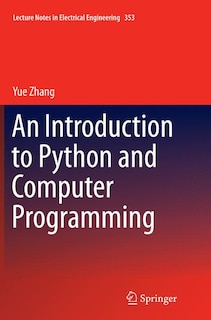 Couverture_An Introduction To Python And Computer Programming