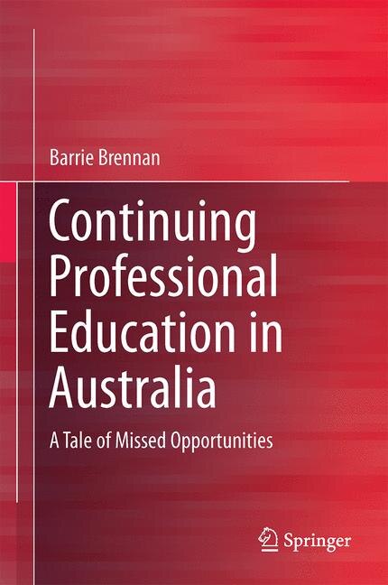 Couverture_Continuing Professional Education In Australia