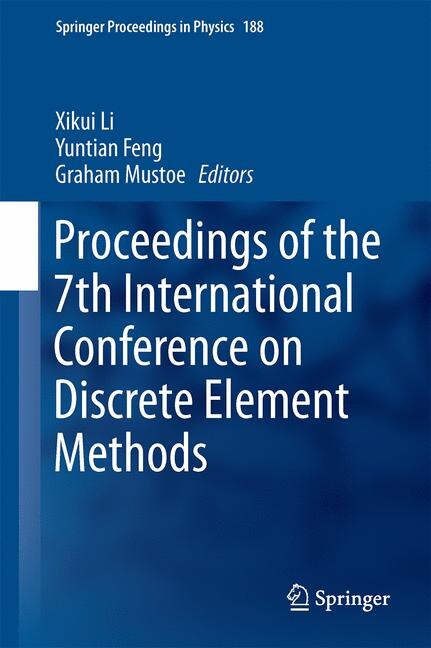 Couverture_Proceedings Of The 7th International Conference On Discrete Element Methods