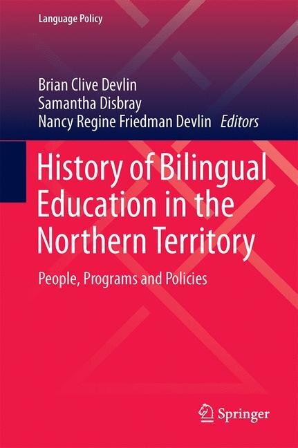 Couverture_History Of Bilingual Education In The Northern Territory