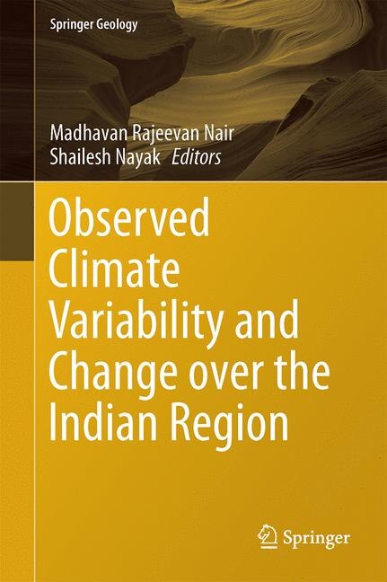 Couverture_Observed Climate Variability And Change Over The Indian Region