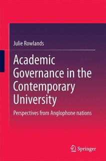 Front cover_Academic Governance In The Contemporary University