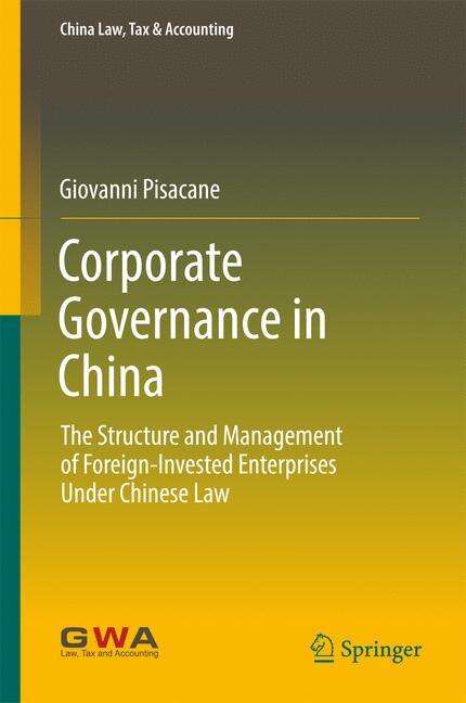 Couverture_Corporate Governance In China