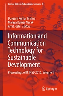 Couverture_Information And Communication Technology For Sustainable Development