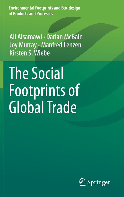 Front cover_The Social Footprints Of Global Trade