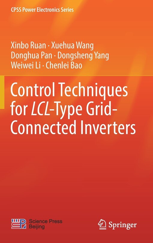 Couverture_Control Techniques For Lcl-type Grid-connected Inverters