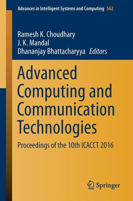 Couverture_Advanced Computing And Communication Technologies