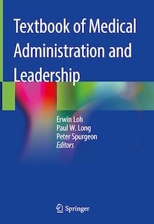 Couverture_Textbook Of Medical Administration And Leadership