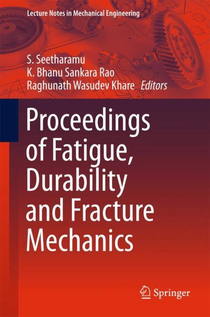 Couverture_Proceedings Of Fatigue, Durability And Fracture Mechanics