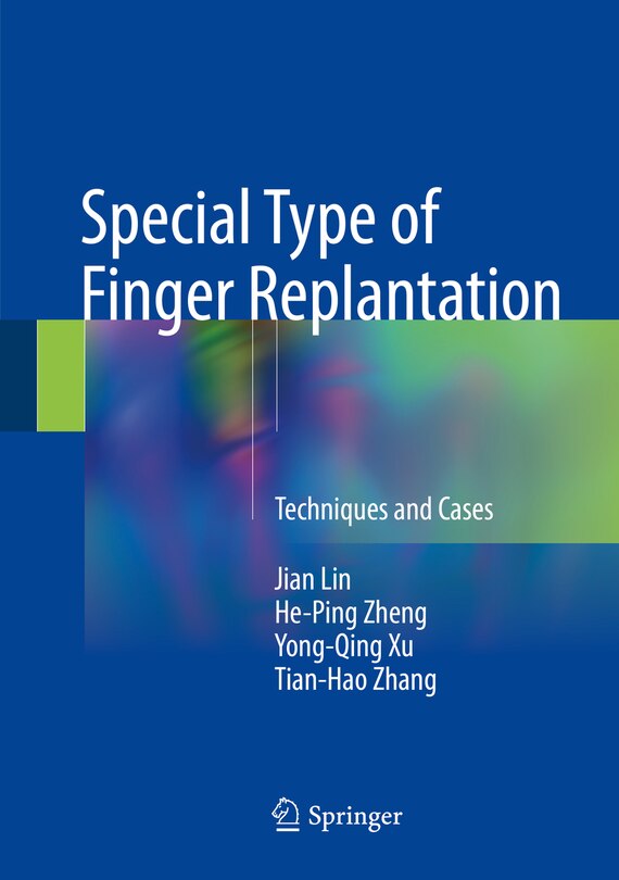 Front cover_Special Type Of Finger Replantation