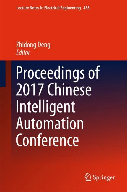 Front cover_Proceedings Of 2017 Chinese Intelligent Automation Conference