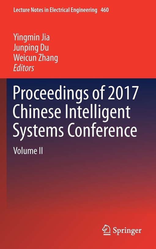 Couverture_Proceedings Of 2017 Chinese Intelligent Systems Conference