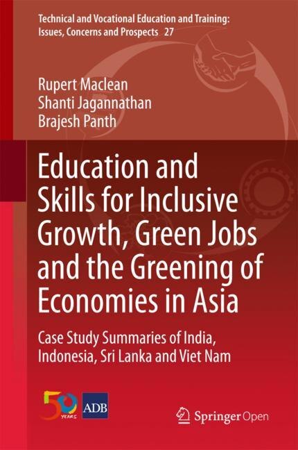 Couverture_Education And Skills For Inclusive Growth, Green Jobs And The Greening Of Economies In Asia