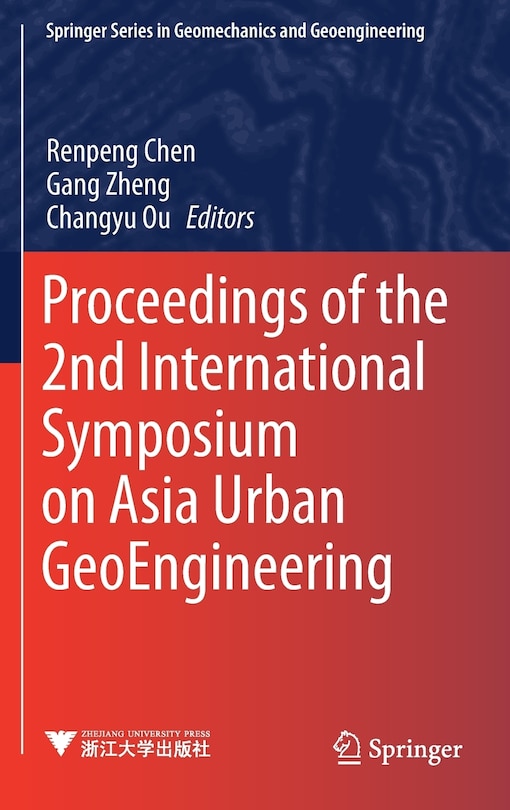 Couverture_Proceedings Of The 2nd International Symposium On Asia Urban Geoengineering