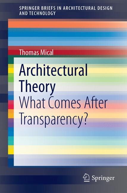 Front cover_Architectural Theory