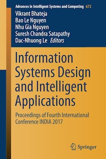 Front cover_Information Systems Design And Intelligent Applications