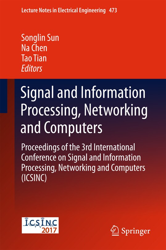 Couverture_Signal and Information Processing, Networking and Computers