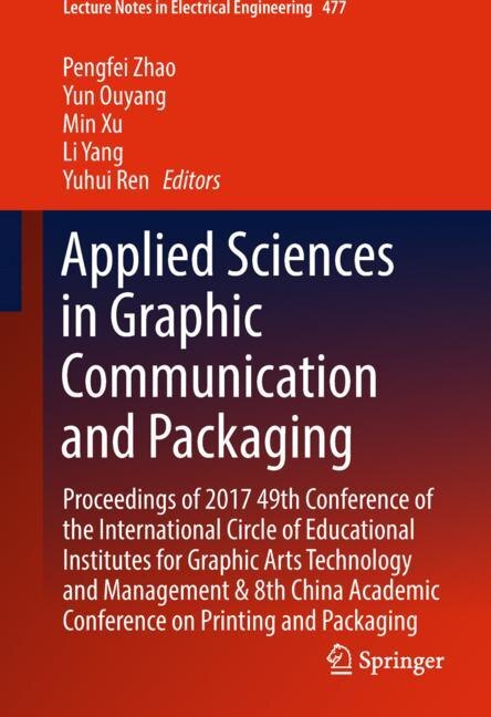 Front cover_Applied Sciences in Graphic Communication and Packaging