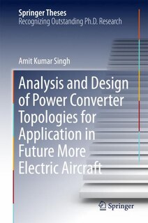 Couverture_Analysis And Design Of Power Converter Topologies For Application In Future More Electric Aircraft