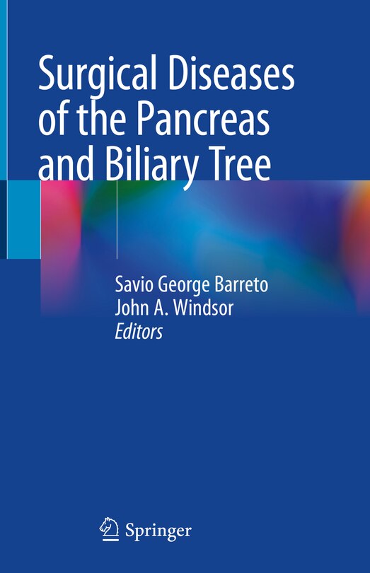 Couverture_Surgical Diseases Of The Pancreas And Biliary Tree