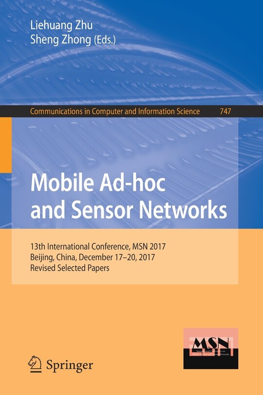 Couverture_Mobile Ad-hoc and Sensor Networks