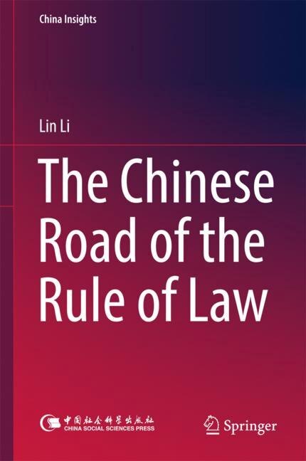 Front cover_The Chinese Road of the Rule of Law