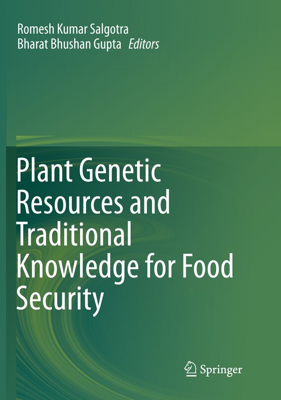 Front cover_Plant Genetic Resources And Traditional Knowledge For Food Security