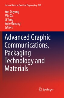 Front cover_Advanced Graphic Communications, Packaging Technology and Materials