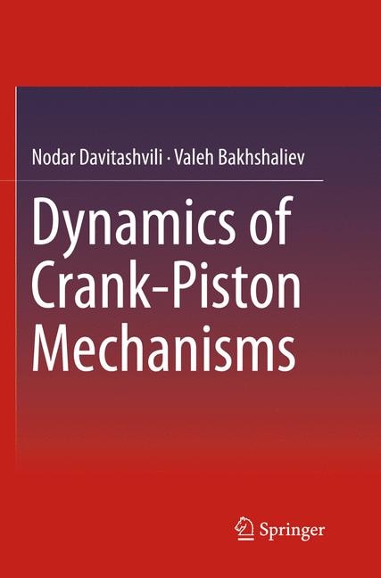 Couverture_Dynamics Of Crank-piston Mechanisms