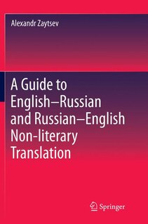 Couverture_A Guide To English-russian And Russian-english Non-literary Translation