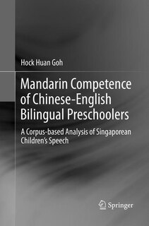 Couverture_Mandarin Competence Of Chinese-english Bilingual Preschoolers