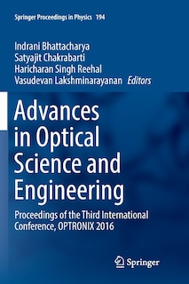Couverture_Advances in Optical Science and Engineering