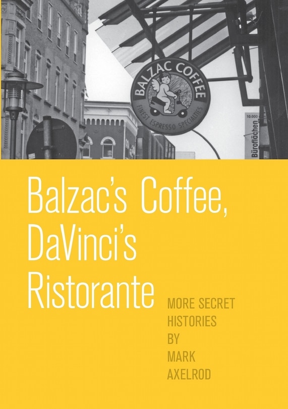 Front cover_Balzac's Coffee, DaVinci's Ristorante