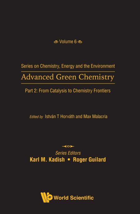 Front cover_Advanced Green Chemistry - Part 2