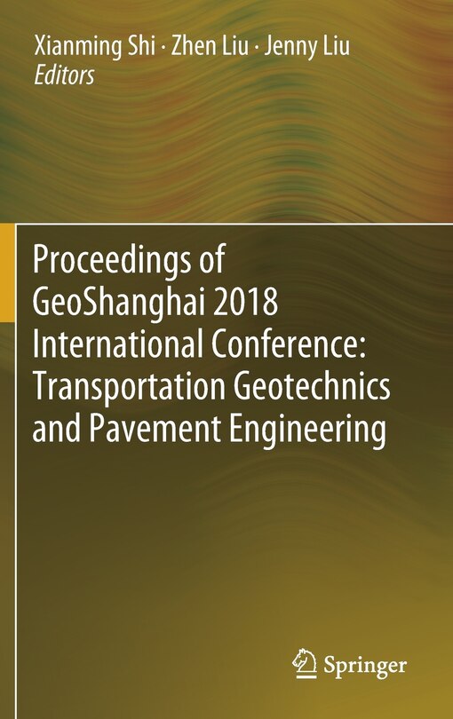 Front cover_Proceedings Of Geoshanghai 2018 International Conference