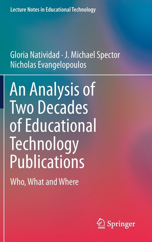 Front cover_An Analysis Of Two Decades Of Educational Technology Publications