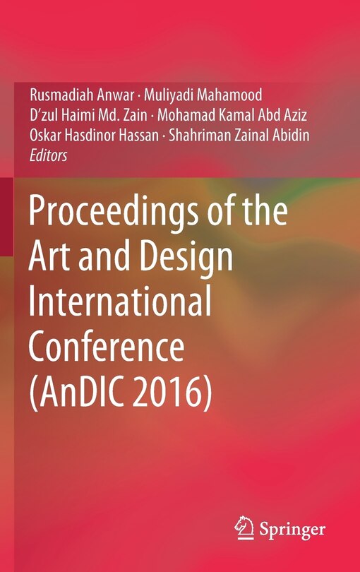 Front cover_Proceedings Of The Art And Design International Conference (andic 2016)