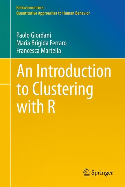 Front cover_An Introduction To Clustering With R